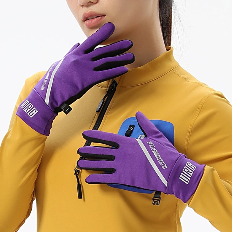 URG男女户外跑步运动保暖手套