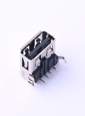 905-652A202S10200 Type-A 母座 沉板 沉板四脚有边铜壳LCP黑胶