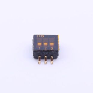 DSHP03TJGER 3位 1.27mm脚距内弯脚 拨码开关 价格以咨询为准