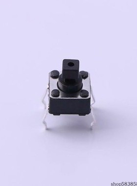 TS-1095-A9B2-D1 轻触开关6*6*8.0插件四脚DIP圆柄黑柄按键180gf