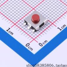 TS-1080D-A4B2-D2   6.2x6.2x3.4四脚插件红钮头180gf
