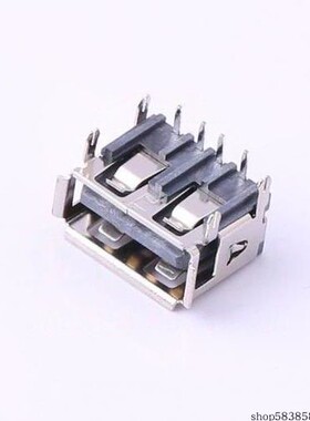 911-111A1027D10100  弯插 前两脚有边方弹铁壳PBT黑胶6.5DIP无