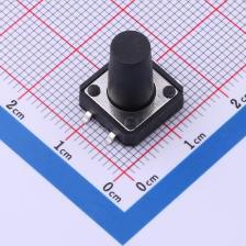 TS-1094S-A18B3-D2 12x12x15贴片四脚圆黑柄250gf 价格以咨询为准