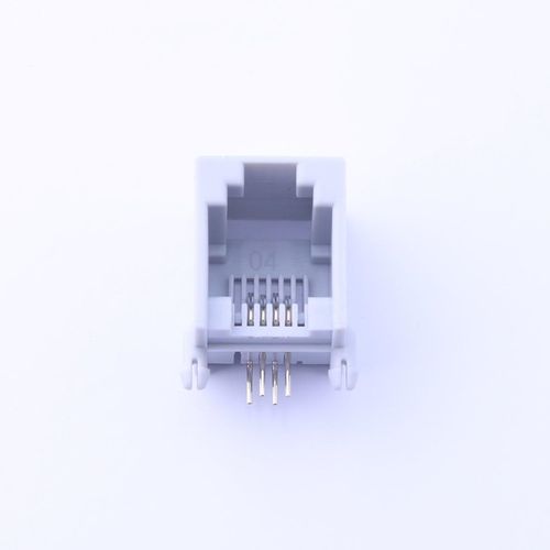 R-RJ11R06P-A800   电话插座 6P6C-无边-灰 全金价格以咨询为准