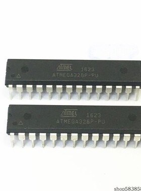 ATMEGA328P-PU AVR 20MHz 闪存：16K@x16bit RAM：2KB MSL=1