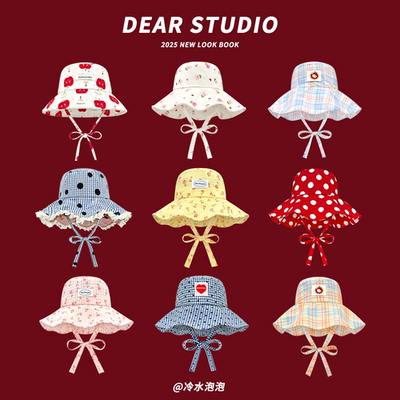 渔夫帽出游甜美百搭女夏季遮阳