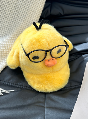 新款鼻孔小鸡黄色棒球帽子女2025秋冬可爱毛绒保暖显脸小鸭舌帽潮