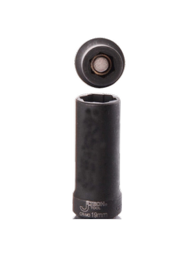 捷科 五金工具 Cr-Mo 1/2英寸磁性风动加长套筒 FKM1/2-D8