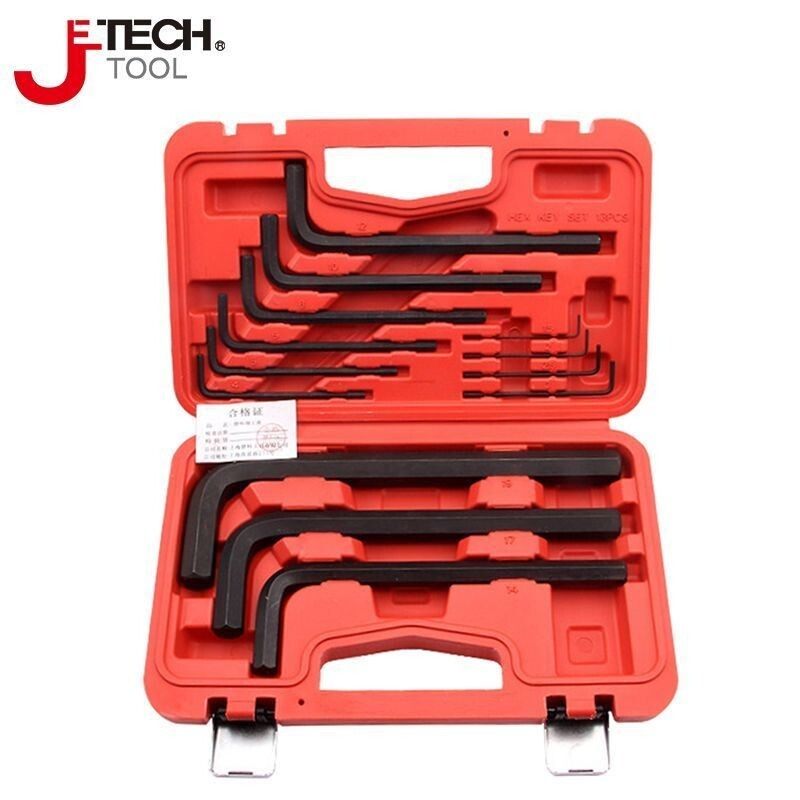 捷科扳手套装PM-B13平头内六角扳手套装六角匙加长公制13