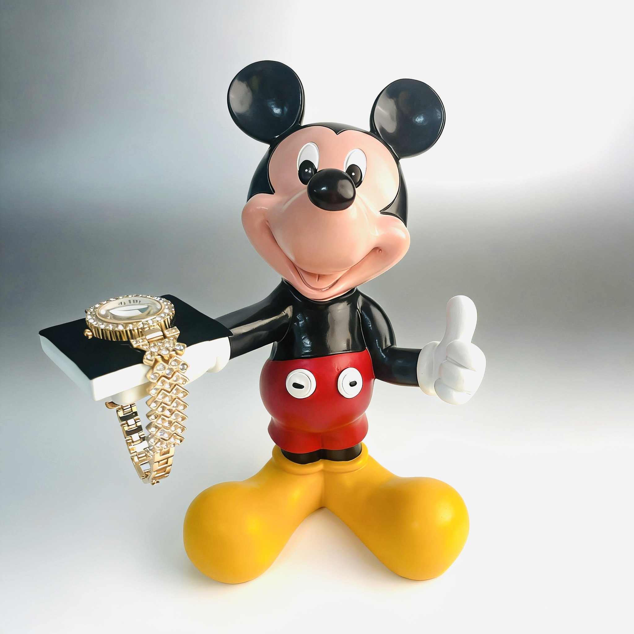 创意米奇手表架托桌面摆件可爱卡通造型手表支架展示架装饰品礼物,家居饰品,桌面摆件,淘宝优惠券,粉丝福利购,淘宝优惠卷