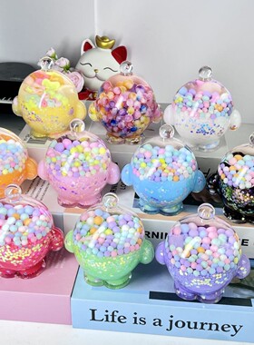 蛋仔潮玩新品盲盒手办桌面摆件入油流沙卡通可爱超大号装饰小摆件