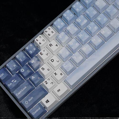 雪女键帽晴空PBT原厂高度键帽