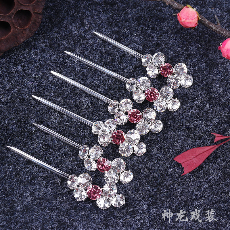 戏剧头面/头饰/京剧包头 青衣花旦宝石双光水钻填空泡子