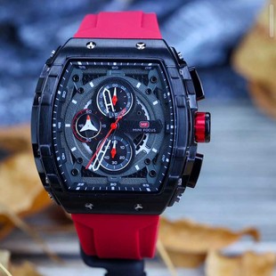 福克斯男士酒桶型防水学生潮流时尚运动高级石英男款高颜值非机械