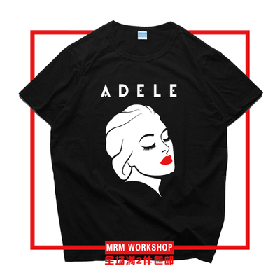 欧美周边夏季宽松男女t恤短袖