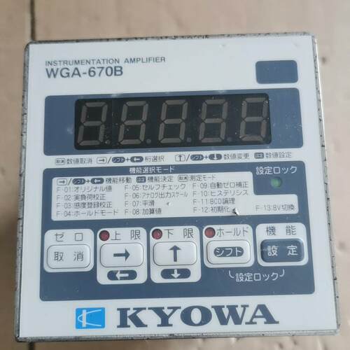 WGA-670B-0 仪表放大器 KYOWA 工控自动化信号调理模块议价维修