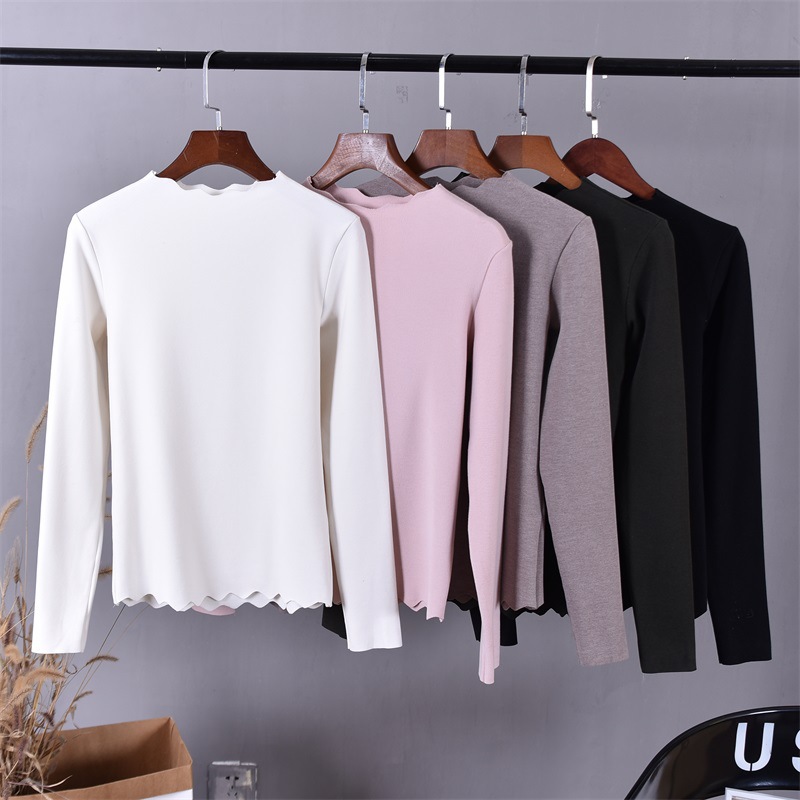 双面德绒中领发热纤维保暖内衣