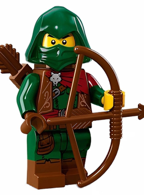 【MB】乐高 Lego 71013  第16季人仔抽抽乐 #11 森林弓箭手 原封