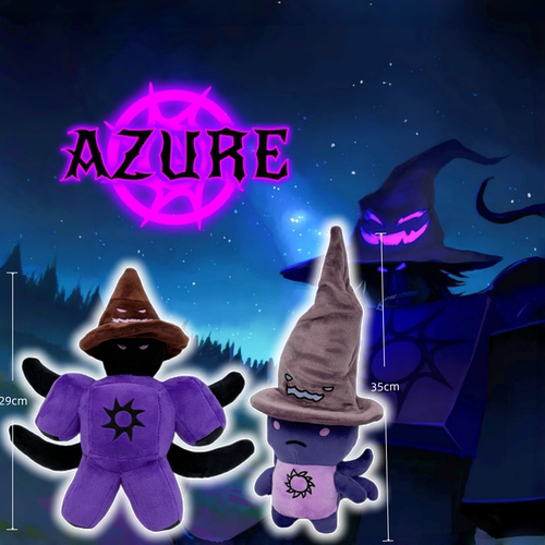 新款Roblox forsaken azure毛绒玩具蔚蓝two time公仔玩偶礼物