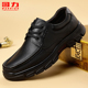 黑色系带防滑耐磨厚底爸爸鞋 回力棉皮鞋 男真皮加绒商务休闲皮鞋 子