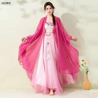 国风爵士古典舞演出大摆裙套装