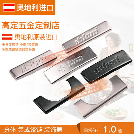 blum/百隆铰链装饰盖原装进口标志盖100度107度110度155度直臂中