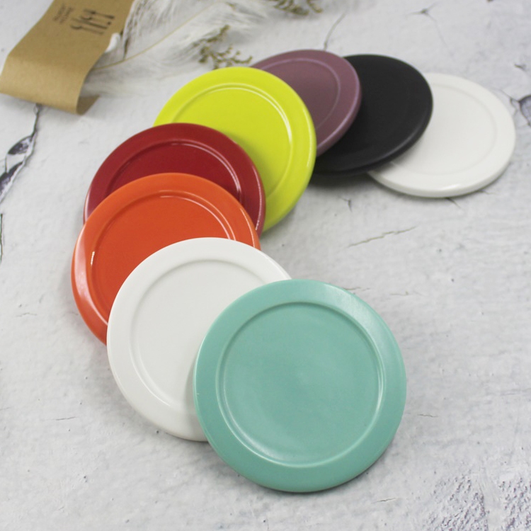 蝉鸣瓷肌简约百搭陶瓷防尘盖