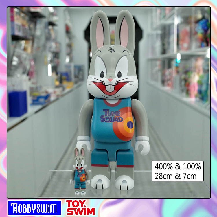 bearbrick 兔八哥 空中大灌篮2 400% 100%set be@brick 积木熊