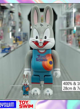 BEARBRICK 兔八哥 空中大灌篮2 400%+100%SET BE@BRICK 积木熊