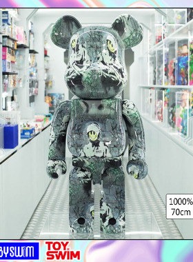 bearbrick Riot Cop 1000% 班克西 涂鸦BE@RBRICK  现货 积木熊