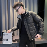 101B-MF203-P118控158冬季立领字母棉服保暖棉衣社会潮男士外套1，男装棉衣，电商C301B