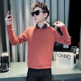 C301B-MY88-P78控108秋冬社会假两件毛衣衬衫领线衣修身男士针织1，男装针织衫/毛衣，电商C301B