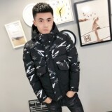 3冬季印花棉服社会精神小伙加厚帅气棉衣保暖外套C301B-MF06，男装棉衣，电商C301B
