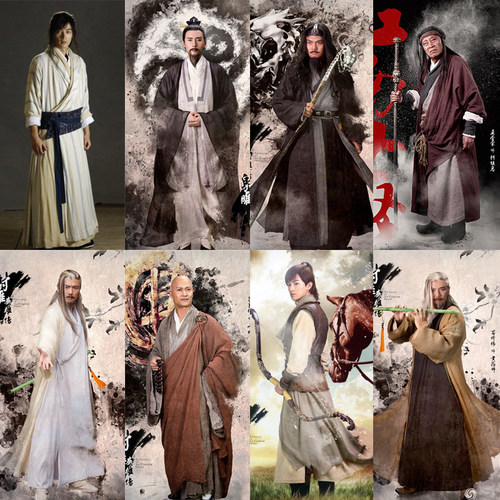 影视男士郭靖武侠古装