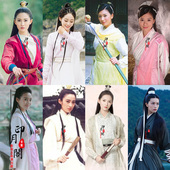 女士汉服侠女剑客仙女古装 影视古装 倚天屠龙记张敏赵敏周芷若同款