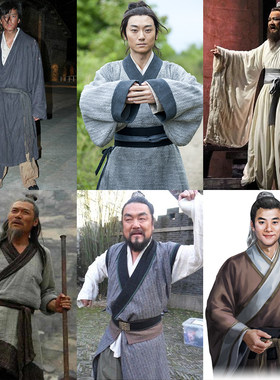 农民汉服棉麻武侠古装