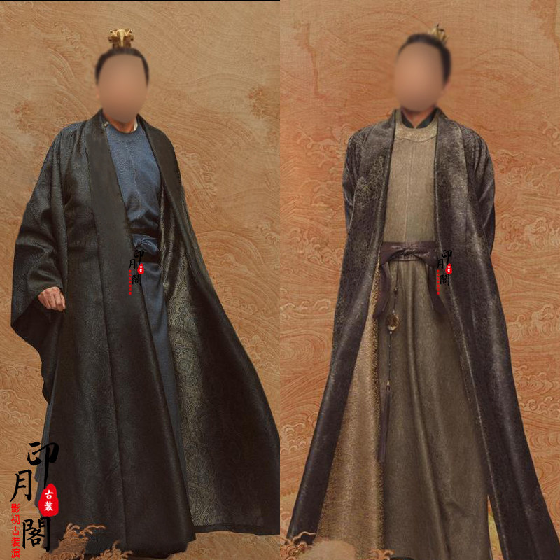 男士圆领袍唐朝大臣古装