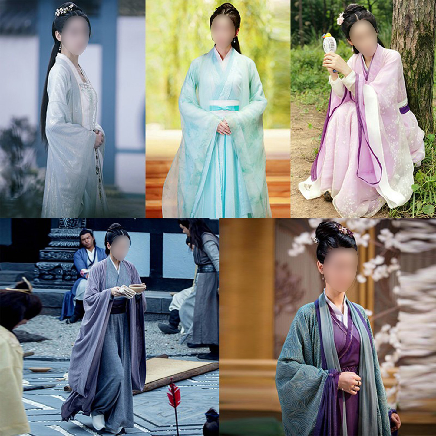 仙女飘逸夏季古装汉服陈情令同款