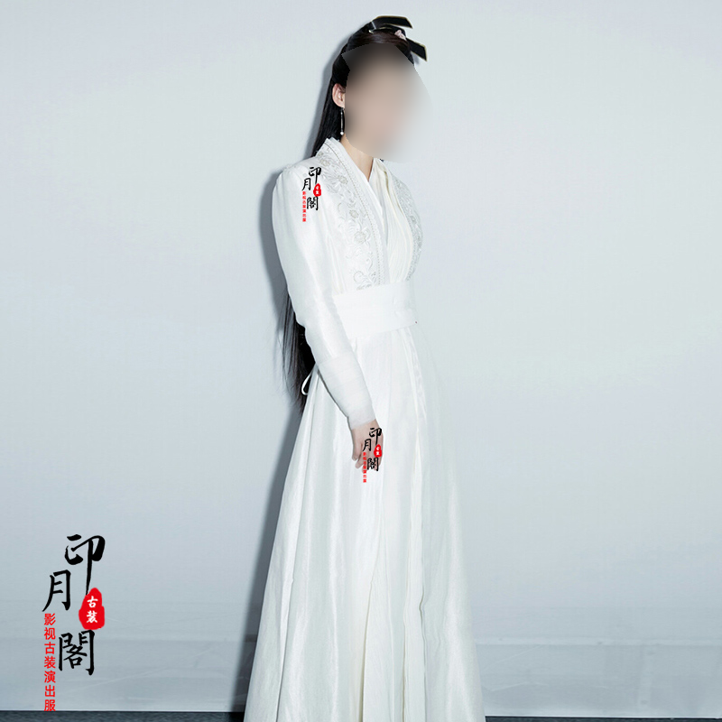 白色仙女服影视古装李沁同款