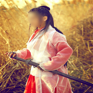 影视古装仙女装紫霞仙子古装舞台表演服装女汉服 女侠客