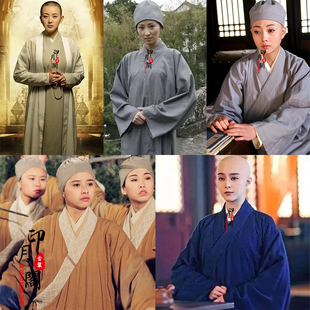 影视古装古代女尼姑服装峨眉派弟子服灭绝师太古装演出服