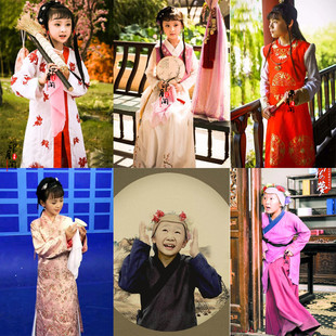 影视古装小戏骨红楼梦贾宝玉林黛玉同款古装宋朝儿童古装汉服演出