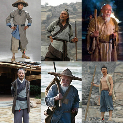 农民百姓棉麻演出服影视古装