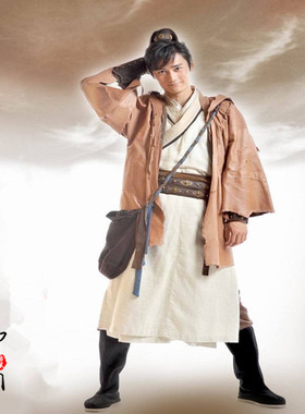 影视古装轩辕陈靖仇同款古装男士古装侠客服武侠古装大侠武士服