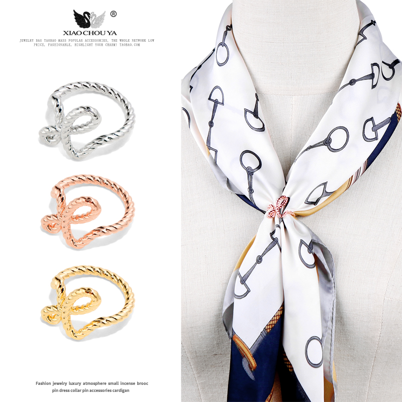 2025新款大牌爱马H丝巾扣小号