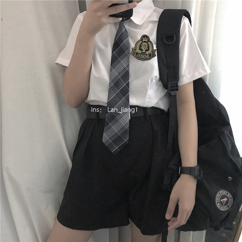 XHRѧÉú¸ßÖÐУ·þ°à·þJKÖÆ·þÓ¢Â×ѧԺ·çË®ÊÖÏÄÈÕʽ¶ÌÐä