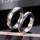 原创手工999纯银锤纹戒指男女款 复古尾戒潮 情侣对戒古法扳指男款