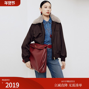 firststation经典撞色翻领夹克式短款棉衣外套女25秋新款M122A