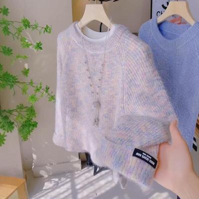 十三行秋冬时尚软糯气质套头毛衣