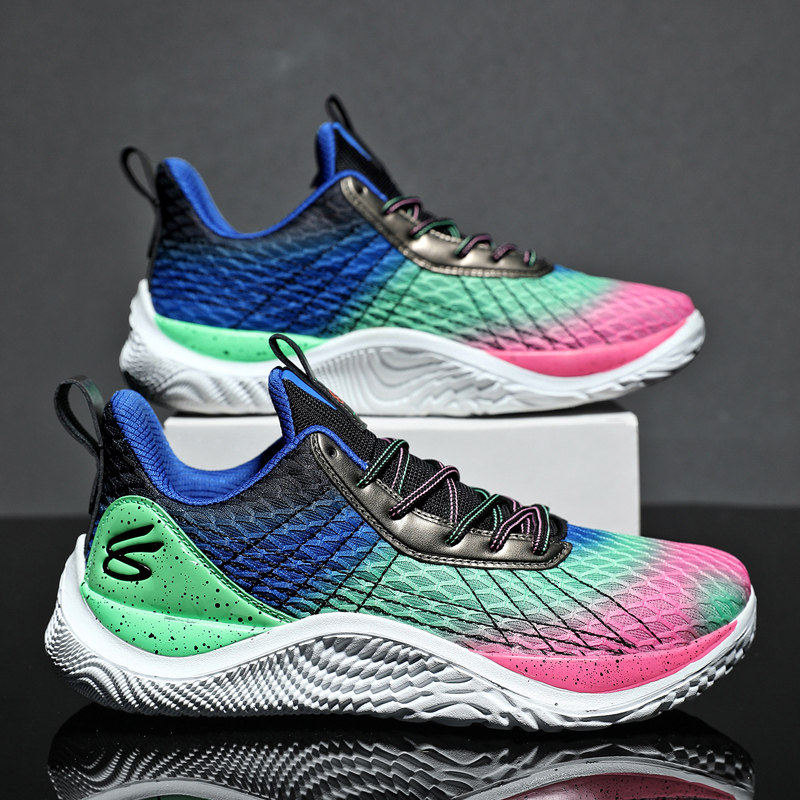 库里10代篮球鞋男款春夏低帮透气北极光curry实战减震运动球鞋男